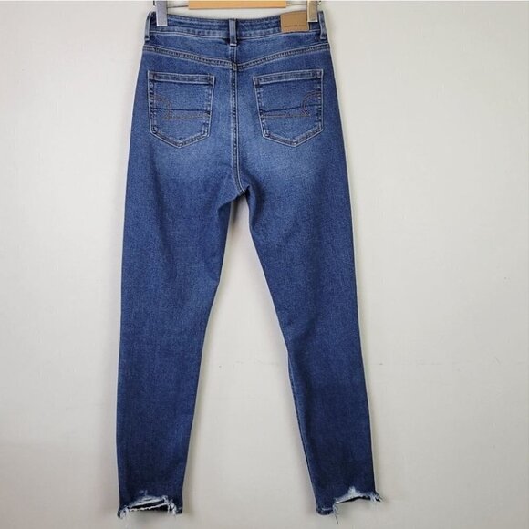 𝅺american Eagle Mom Jeans 00 - Picture 4 of 12